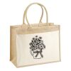Cotton Pocket Jute Shopper Thumbnail