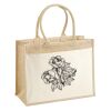 Cotton Pocket Jute Shopper Thumbnail