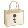 Cotton Pocket Jute Shopper Thumbnail