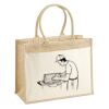Cotton Pocket Jute Shopper Thumbnail