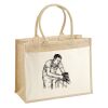 Cotton Pocket Jute Shopper Thumbnail