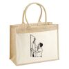 Cotton Pocket Jute Shopper Thumbnail