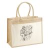 Cotton Pocket Jute Shopper Thumbnail