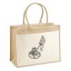 Cotton Pocket Jute Shopper Thumbnail