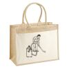 Cotton Pocket Jute Shopper Thumbnail