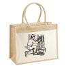 Cotton Pocket Jute Shopper Thumbnail