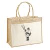 Cotton Pocket Jute Shopper Thumbnail