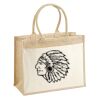 Cotton Pocket Jute Shopper Thumbnail