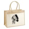 Cotton Pocket Jute Shopper Thumbnail