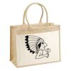 Cotton Pocket Jute Shopper Thumbnail