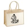 Cotton Pocket Jute Shopper Thumbnail
