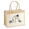 Cotton Pocket Jute Shopper Thumbnail