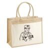Cotton Pocket Jute Shopper Thumbnail