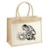 Cotton Pocket Jute Shopper Thumbnail