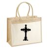 Cotton Pocket Jute Shopper Thumbnail