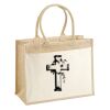 Cotton Pocket Jute Shopper Thumbnail