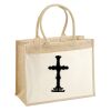 Cotton Pocket Jute Shopper Thumbnail