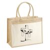 Cotton Pocket Jute Shopper Thumbnail