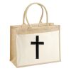Cotton Pocket Jute Shopper Thumbnail