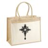 Cotton Pocket Jute Shopper Thumbnail