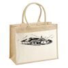 Cotton Pocket Jute Shopper Thumbnail