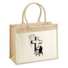 Cotton Pocket Jute Shopper Thumbnail