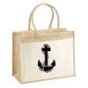 Cotton Pocket Jute Shopper Thumbnail