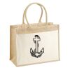 Cotton Pocket Jute Shopper Thumbnail