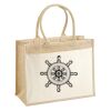 Cotton Pocket Jute Shopper Thumbnail