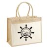 Cotton Pocket Jute Shopper Thumbnail