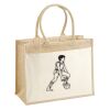 Cotton Pocket Jute Shopper Thumbnail