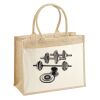 Cotton Pocket Jute Shopper Thumbnail