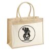 Cotton Pocket Jute Shopper Thumbnail