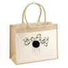 Cotton Pocket Jute Shopper Thumbnail