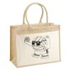 Cotton Pocket Jute Shopper Thumbnail