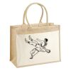 Cotton Pocket Jute Shopper Thumbnail
