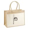 Cotton Pocket Jute Shopper Thumbnail