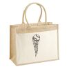 Cotton Pocket Jute Shopper Thumbnail