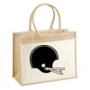 Cotton Pocket Jute Shopper Thumbnail