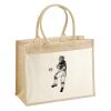 Cotton Pocket Jute Shopper Thumbnail