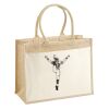 Cotton Pocket Jute Shopper Thumbnail