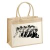 Cotton Pocket Jute Shopper Thumbnail