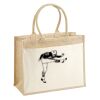 Cotton Pocket Jute Shopper Thumbnail