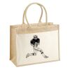Cotton Pocket Jute Shopper Thumbnail