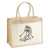 Cotton Pocket Jute Shopper Thumbnail
