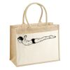 Cotton Pocket Jute Shopper Thumbnail
