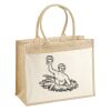 Cotton Pocket Jute Shopper Thumbnail