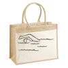 Cotton Pocket Jute Shopper Thumbnail