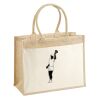 Cotton Pocket Jute Shopper Thumbnail