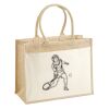 Cotton Pocket Jute Shopper Thumbnail